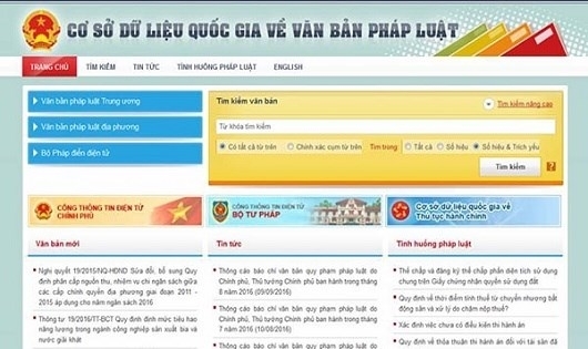 Địa chỉ tin cậy để tra cứu Văn bản quy phạm pháp luật