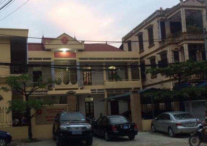 Trụ sở VKSND huyện Quốc Oai nơi xảy ra sự việc.