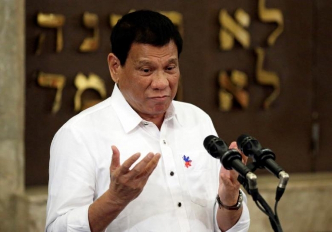 Tổng thống Philippines Rodrigo Duterte.