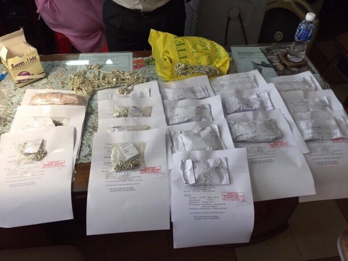 Tang vật vụ việc.