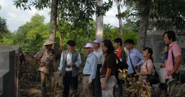 Thăm dò khảo cổ nơi nghi có dấu tích lăng mộ vua Quang Trung