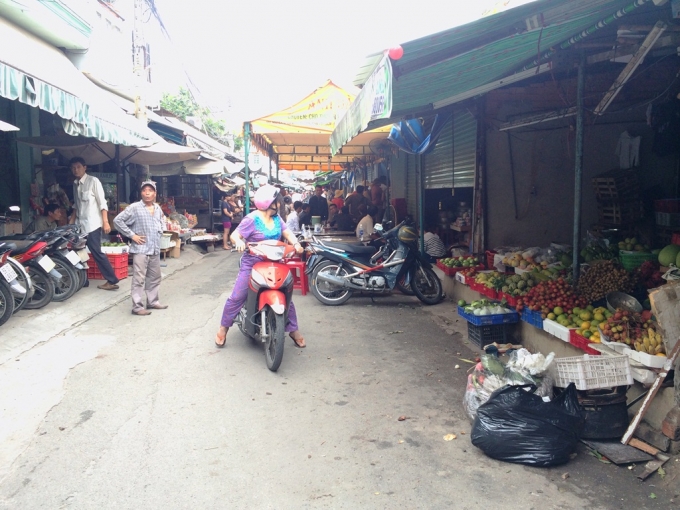 Khu vực xảy ra vụ x&ocirc; x&aacute;t.