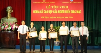 Nam Định: Tôn vinh những người  hiến giác mạc - Nối dài yêu thương, nối dài sự sống