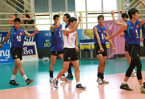 C&aacute;c tuyển thủ tự tin trước v&ograve;ng loại Giải b&oacute;ng chuyền nam v&ocirc; địch Thế giới.