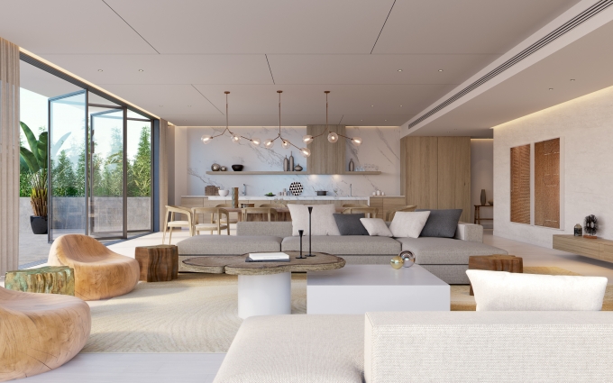 Nội thất Condotel Premier Residences Ph&uacute; Quốc Emerald Bay.