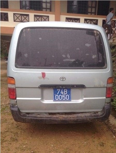 Phương tiện Duẩn d&ugrave;ng để chở gỗ lậu (ảnh do kiểm l&acirc;m cung cấp).