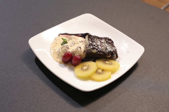 M&oacute;n b&aacute;nh Brownie của Minh Phương rất hấp dẫn.