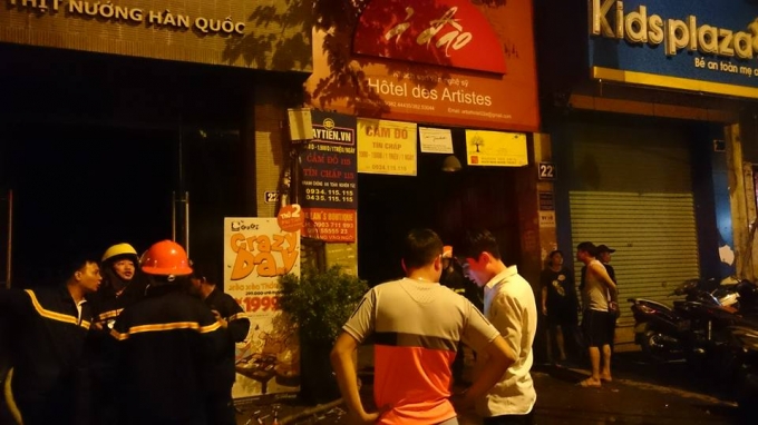 H&agrave; Nội: Ch&aacute;y tại nh&agrave; h&agrave;ng nướng H&agrave;n Quốc tr&ecirc;n phố Hai B&agrave; Trưng