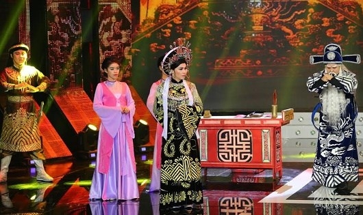 Một tiết mục cải lương trong game show &ldquo;C&ugrave;ng nhau tỏa s&aacute;ng&rdquo;.