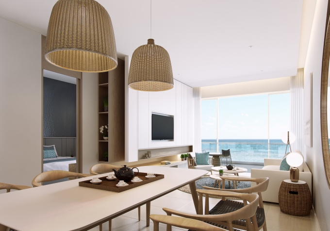 Nội thất&nbsp;Condotel Premier Residences Phu Quoc Emerald Bay.