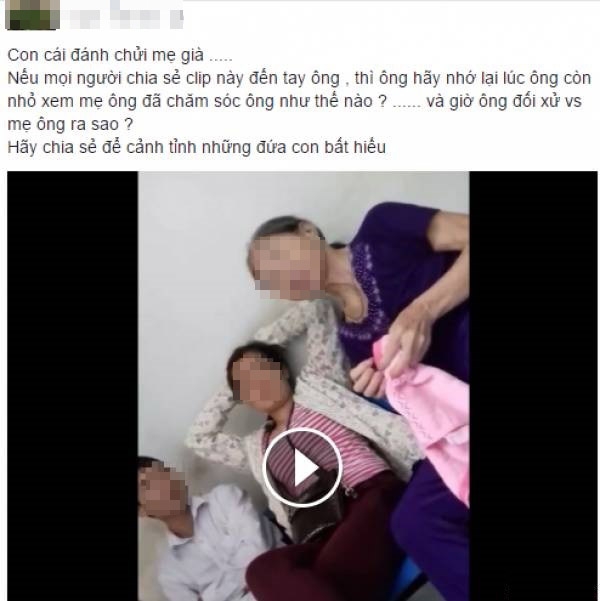 Đoạn clip được chia sẻ rộng r&atilde;i tr&ecirc;n mạng x&atilde; hội Facebook.