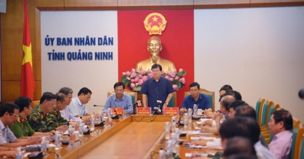 Quảng Ninh: Phó Thủ tướng Chính Phủ chủ trì cuộc họp chỉ đạo phòng chống bão số 7