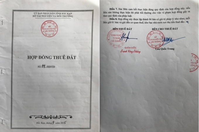 Theo l&atilde;nh đạo Doanh nghiệp H&agrave; Giang th&igrave; c&aacute;c giấy tờ thủ tục đều được c&aacute;c cơ quan thẩm quyền cấp ph&eacute;p đầy đủ.