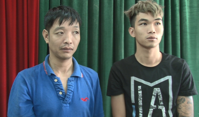 Hai đối tượng tại cơ quan c&ocirc;ng an