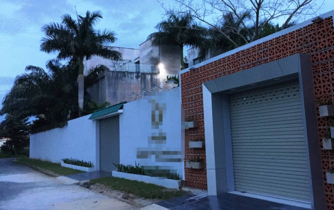 Biệt thự bị cuỗm hơn 6 tỉ đồng.