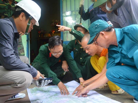 Hội &yacute; trong qu&aacute; tr&igrave;nh t&igrave;m kiếm. Ảnh: T.KH&Aacute;NH.