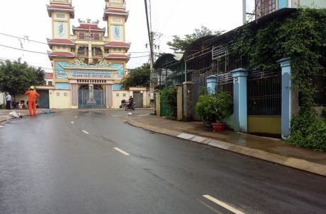 Khu vực diễn ra vụ hỗn chiến.