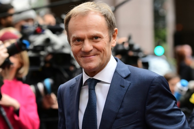 Chủ tịch Hội đồng ch&acirc;u &Acirc;u Donald Tusk. (Ảnh: AFP)