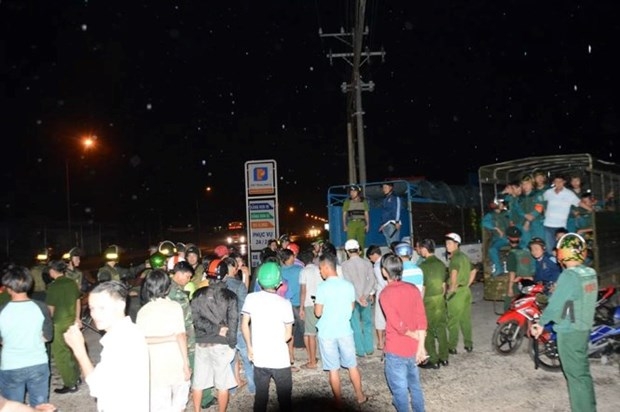Cơ quan chức năng đang huy động lực lượng truy bắt c&aacute;c đối tượng trốn trại - Ảnh: Đức Trong