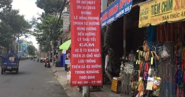 Thông tin tiếp vụ Bến xe lậu Thành Bưởi: Cấm đường ở bến xe