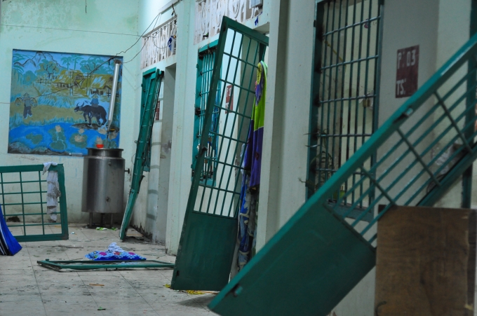 Hiện trường tan hoang vụ gần 600 học vi&ecirc;n trốn trại ở Đồng Nai