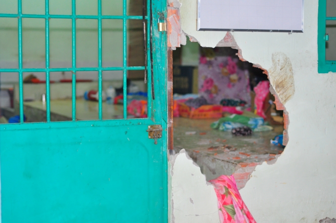 Hiện trường tan hoang vụ gần 600 học vi&ecirc;n trốn trại ở Đồng Nai