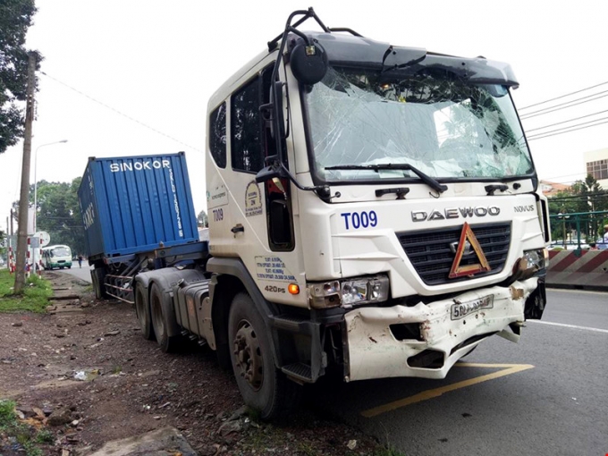 Hiện trường vụ tai nạn.&nbsp;Ảnh: CTV