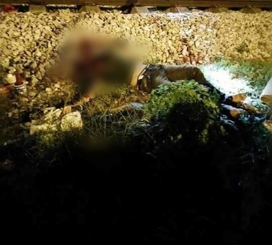 Hiện trường vụ tai nạn khiến người đ&agrave;n&ocirc;ng tử vong tại chỗ.