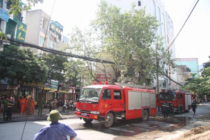 Lực lượng PCCC đ&atilde; c&oacute; mặt kịp thời để xử l&yacute; sự việc tr&ecirc;n.