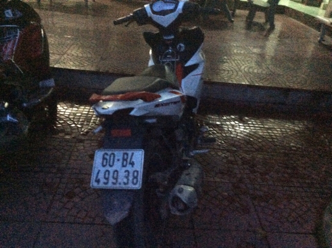 Chiếc xe được cơ quan c&ocirc;ng an thu hồi cho bị hại