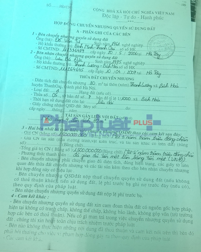 Giay ban dat -Duc - Tu