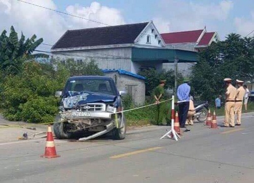 Hiện trường nơi xảy ra vụ tai nạn.