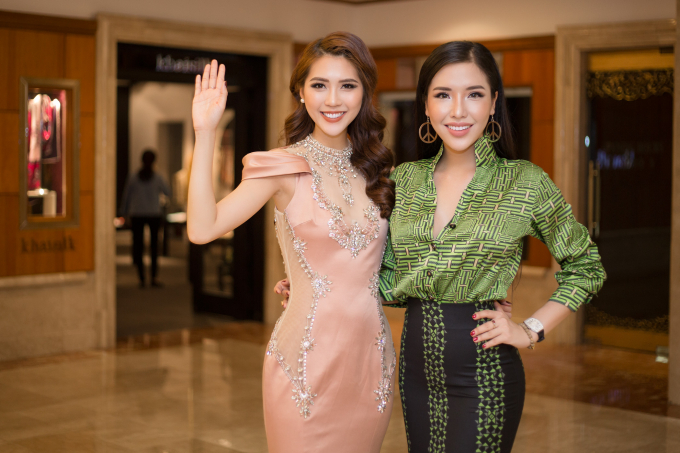 Tường Linh điệu đ&agrave; đọ d&aacute;ng c&ugrave;ng Kh&aacute;nh Phương c&aacute; t&iacute;nh