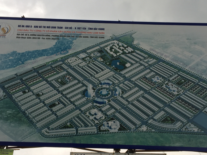 Phối cảnh&nbsp;KĐT mới Đ&igrave;nh Tr&aacute;m - Sen Hồ (Việt Y&ecirc;n, Bắc Giang).