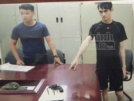 Đối tượng nổ s&uacute;ng giết người Trần Đức Qu&acirc;n. (Ảnh: b&aacute;o An ninh thủ đ&ocirc;)