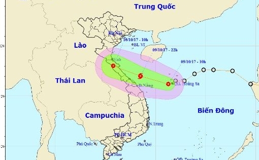 Áp thấp nhiệt đới gần bờ có khả năng mạnh lên thành bão
