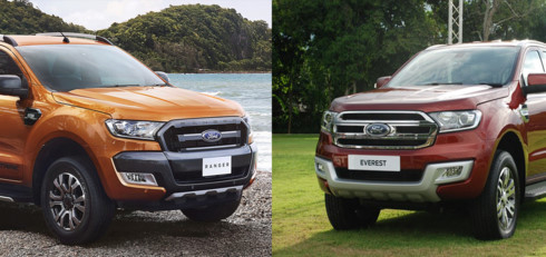 &nbsp;Ford Ranger v&agrave; Ford Everest