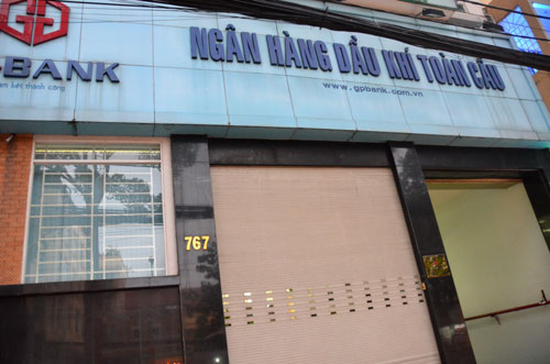 Ng&acirc;n h&agrave;ng TMCP Dầu kh&iacute; To&agrave;n Cầu (GPBank) đ&atilde; bị mua lại với gi&aacute; 0 đồng Ảnh: TẤN THẠNH.