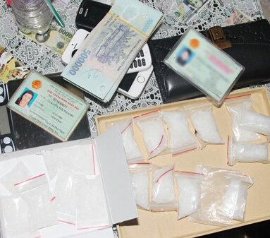 Tang vật m&agrave; lực lượng chức năng thu giữ được.