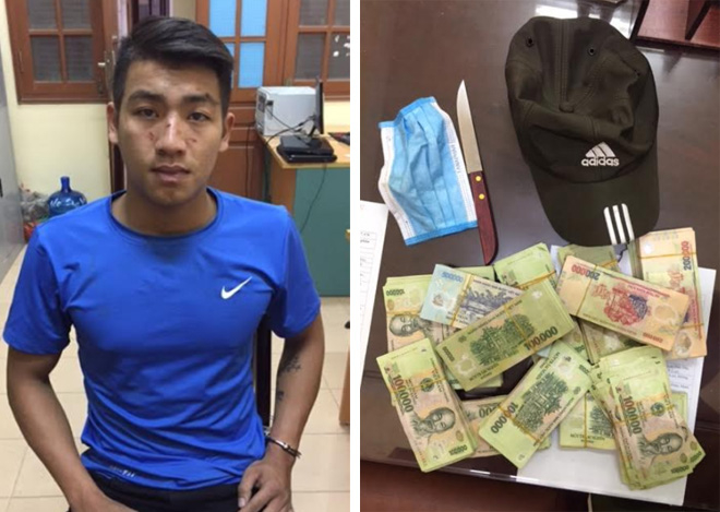 L&ograve; Văn Soa v&agrave; tang vật vụ &aacute;n.