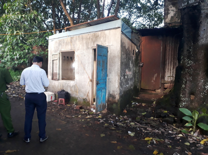 Ng&ocirc;i nh&agrave; hoang nơi &ocirc;ng L&ecirc; Xu&acirc;n Ho&agrave;ng tử vong.