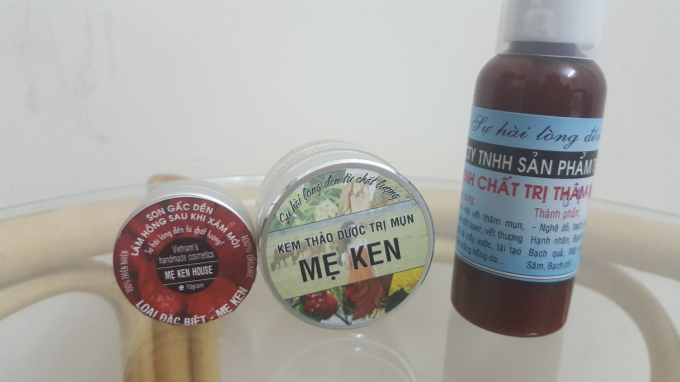 Một số sản phẩm thương hiệu Mẹ Ken.