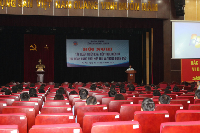Buổi tập huấn do Tổng cục Hải quan tổ chức.