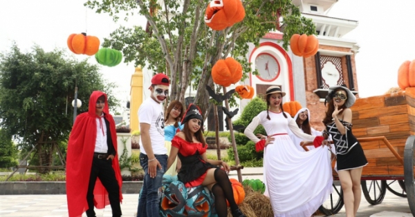 “Vương quốc bí ngô” mùa Halloween siêu độc đáo tại Sun World Danang Wonders