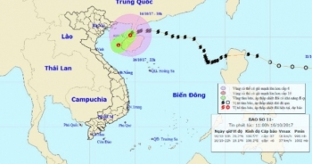 Bão số 11 chính thức suy yếu thành áp thấp nhiệt đới