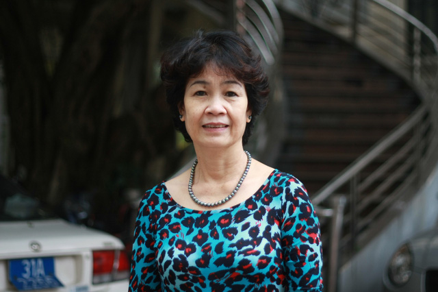 Nh&agrave; bi&ecirc;n kịch Nguyễn Thị Hồng Ng&aacute;t - Ph&oacute; Chủ tịch Hội Điện ảnh Việt Nam. Ảnh: TL.