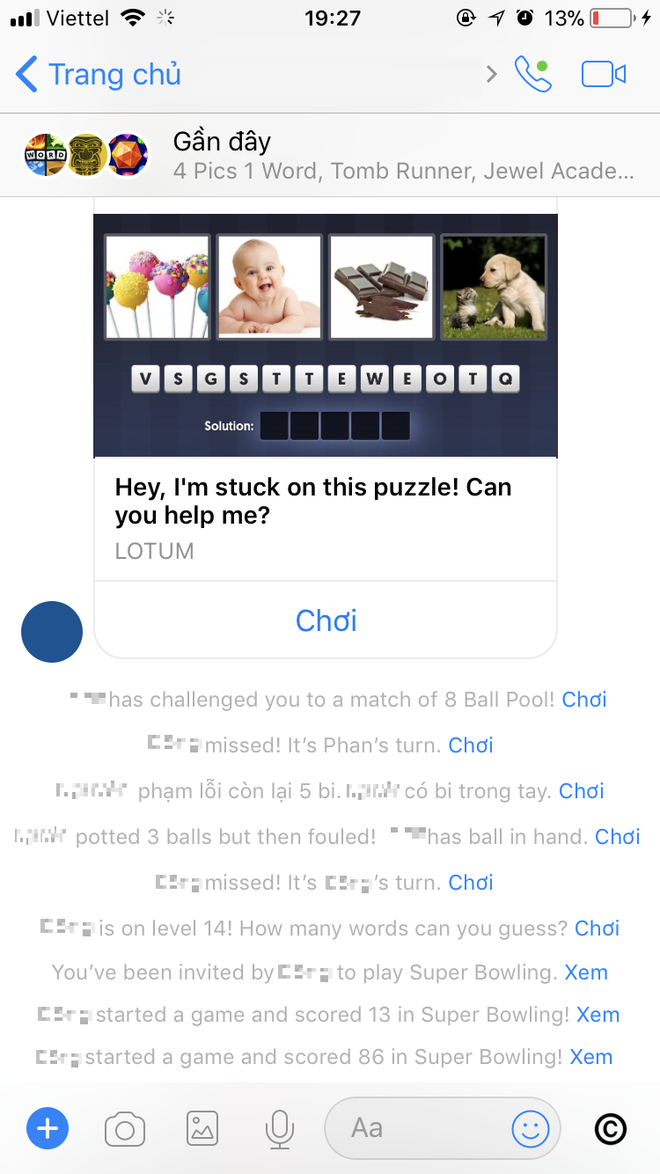 Một group chat đ&atilde;