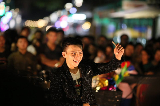 Một tiết mục ảo thuật (Ảnh: Nhật Minh)&nbsp;