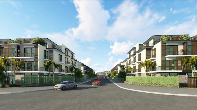 Dự &aacute;n The Eden Rose cung cấp 233 căn biệt thự, nh&agrave; vườn thiết kế theo phong c&aacute;ch Mỹ hiện đại