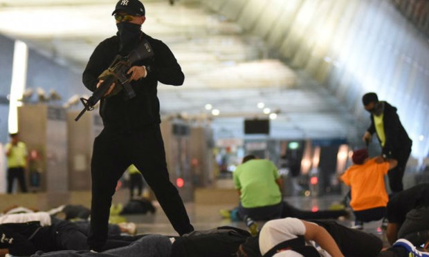 H&igrave;nh ảnh từ buổi diễn tập. (Ảnh: Yahoo News Singapor)